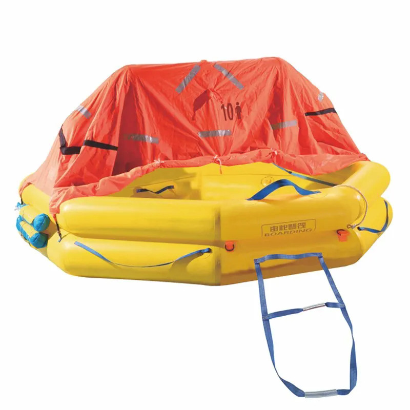 Liferaft gonflabil salvează vieți pe mare